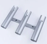 3 Link Tubes Aluminum Rod Rack Boat Fishing Holder Light-weight. Fixed Price $26.61.