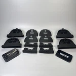 Thule 460R Rapid Podium Foot Pack Set W/ Locks & Keys Roof Rack Towers. Fixed Price $129.95.