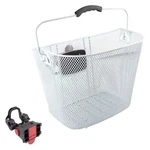 Basket Sunlite Front Mesh Q/r White 22.2/25.4 W/bracket. Fixed Price $39.95.