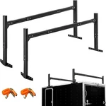 Adjustable Aluminum Trailer Ladder Rack, Cargo Box With 2 Straps,. Fixed Price $200.10.