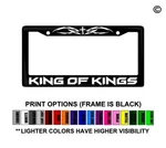 Of Kings Jesus Tribal Cross Christian License Plate Frame Car Decal Sticker. Fixed Price $5.99.