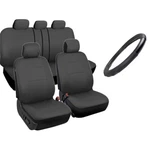 Bdk Seat Front/rear Set & Steering Wheel Standard Fit Gray. Fixed Price $49.50.