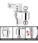 Maxxhaul 50246 Inch Drop 7" Aluminum Adjustable Dual Ball Mount New. Fixed Price $111.11.