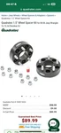 Quadratec 5X4.5 To 5X5 1.25 Wheel Adapters. Fixed Price $80.00.