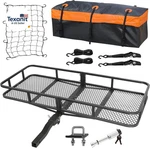 Folding Hitch Mount Cargo Carrier 60" X 20" 6", 500 Lbs Capacity. Fixed Price $249.84.