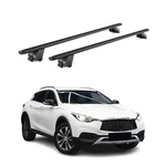Roof Rack Cross Bars Luggage Carrier For Infiniti QX30 2017-2019 Alu Black 2X. Fixed Price $99.99.