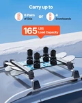 Ski & Snowboard Roof Rack, Fit Most Slotted Crossbars. Fixed Price $152.59.