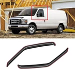 In-channel Window Visors 2007-2014 Ford E-150 E-250 E-350 E-450 Smoke. Fixed Price $45.78.