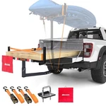 Mockins 750 Lbs Cap Truck Bed Extender Hitch Mount 2-IN-1 All-weather Steel. Fixed Price $188.32.