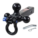 864058HP Trailer Hitch Tri Ball Mount And 360 Swival Tow Shackle, Fits For 2 .... Fixed Price $59.00.