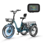 Mooncool 20 X4IN Fat Tire Electric Tricycle Trike 500W E-bike&battery For Adults. Fixed Price $1069.99.