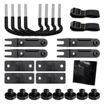 4PCS Box U-bolt Clamps, Stainless Steel Rooftop Cargo Carrier Rack Bolts.... Fixed Price $27.16.