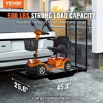 Vevor Hitch Mount Cargo Carrier, Iron Rack With Folding Ramp,. Fixed Price $184.99.