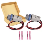 2 Set Rear License Plate Light Lamp Bulb Socket Connector Wiring Pigtail Harness. Fixed Price $18.54.