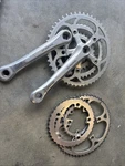 Sugino At Vintage Mountain Touring Bike Triple 170 D-7 Crankset. Fixed Price $99.75.
